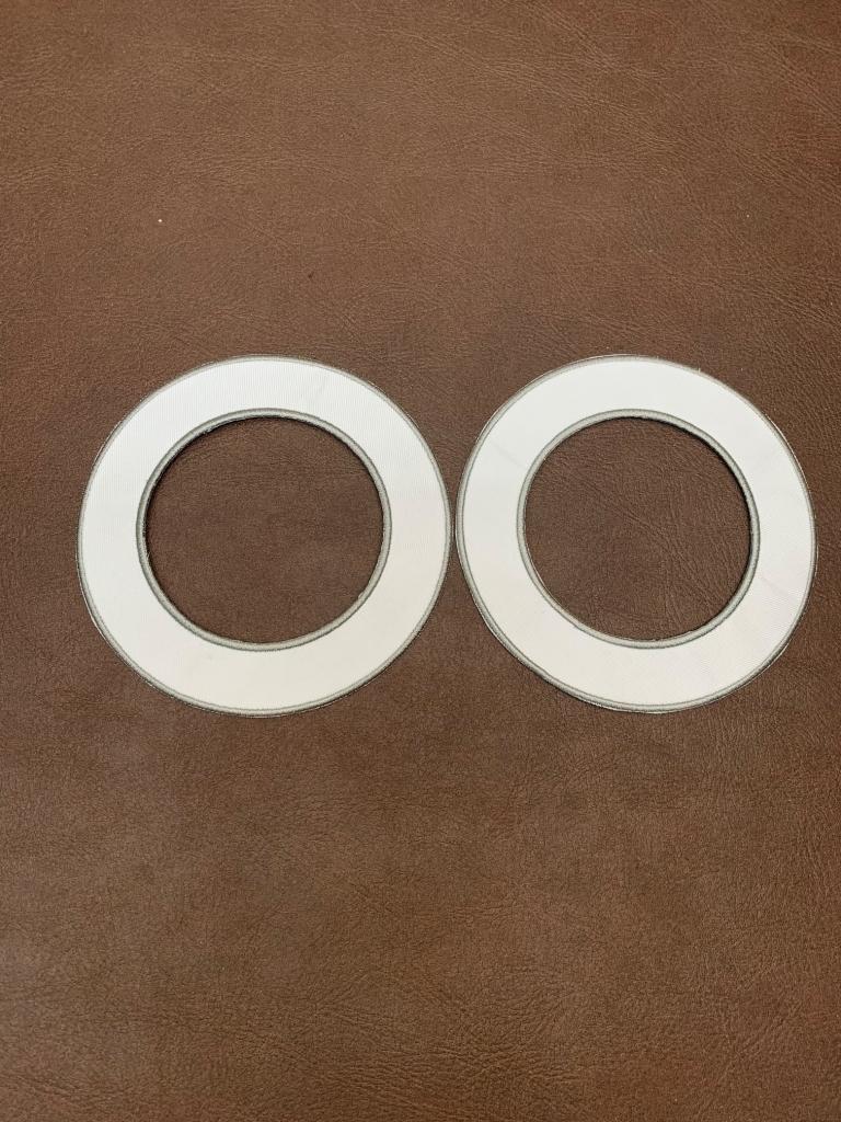 送料無料 空調服 自作キット用リング ワッペン 2枚セット 作業服 ファン用 直径9㎝ ②拍卖