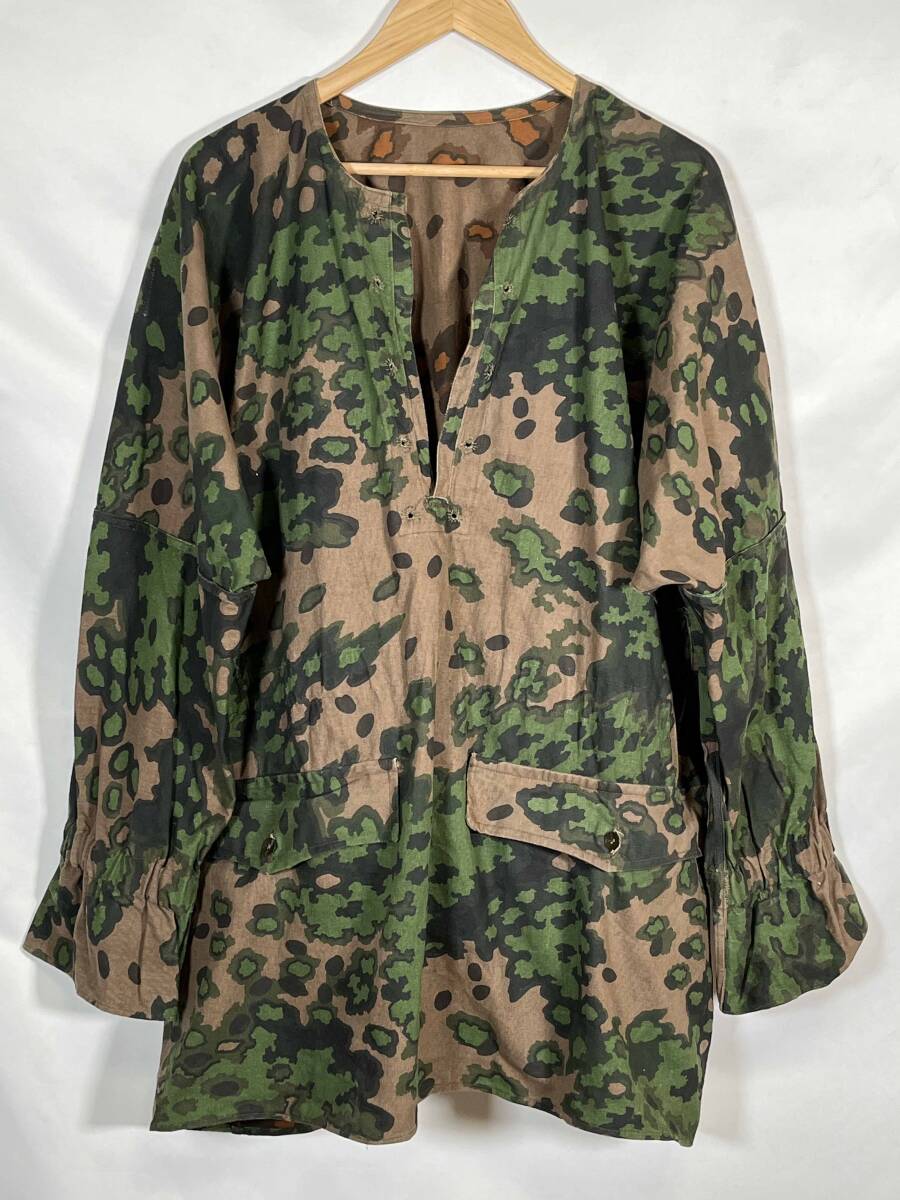レプリカ 第二次世界大戦 ドイツ軍 武装親衛隊 迷彩スモック リバーシブル 中古品 A拍卖