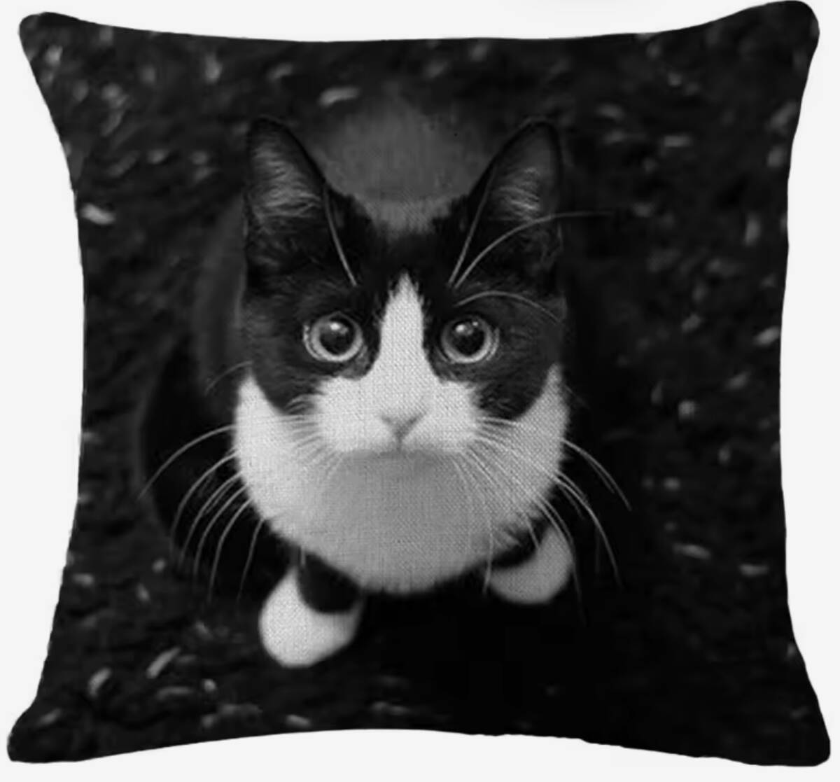 送料無料★即決新品★キュート・かわいい猫・ネコ・ねこ柄★ポリエステルリネン素材クッションカバー3★枕★ソファー・ベット★インテリア拍卖