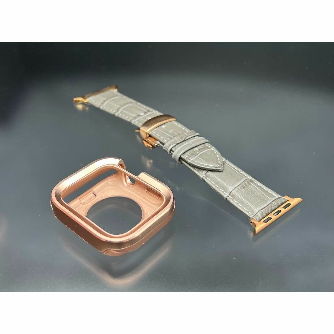 ピンクゴールド アップルウォッチ アルミ ケース ベルト 49mm 45mm 44mm 41mm 40mm ウルトラ 拍卖