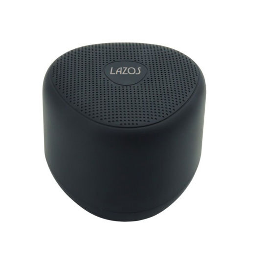 Bluetooth スピーカー 三角柱 Ver.5.3 IPX4 ブラック LAZOS(ラソス)LT2/3430x1台 ブルートゥース ポータブルスピーカー/送料無料拍卖