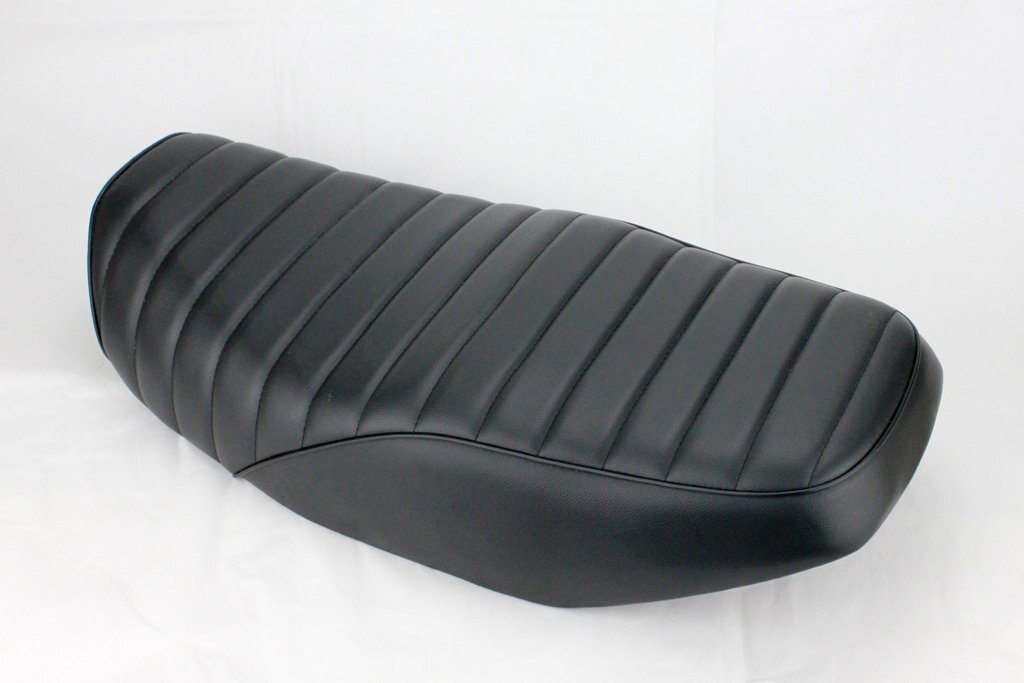 送料格安 ZRX400 ZR400E 張り替え用 タックロールシート表皮 黒 ZRXⅡ 94-08年式 ブラック 革 皮 シートレザー 張替え KAWASAKI拍卖