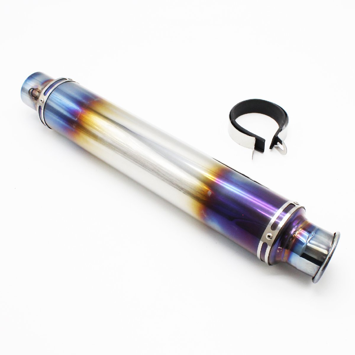 数量限定 訳あり品 450mmサイレンサー 焼色GSX-R1000 GSX1300R隼 GSX400インパルス イナズマ バンディットGSX-R600拍卖