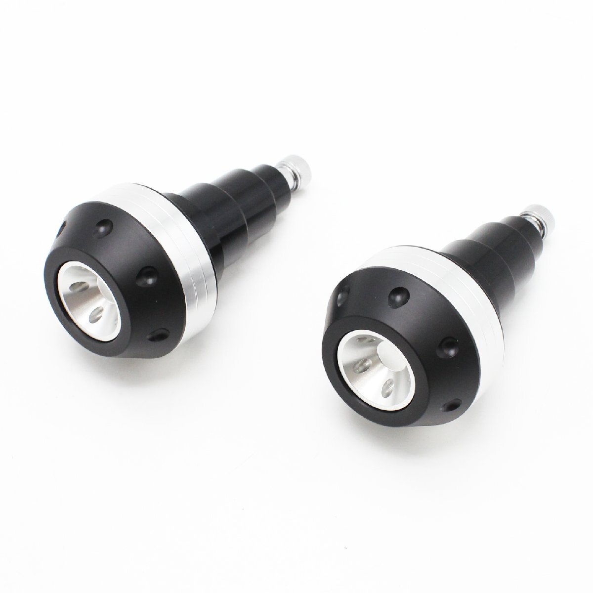 丸形 エンジンガード 黒/銀 フレームスライダー CB400SF CB1300SF VFR800 VTR250 CB1300SB VTR250 ホーネット250 クラッシュパッド 左右set拍卖