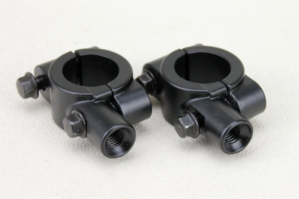 送料格安 ミラーホルダー2個 8mm黒 ミラークランプ CB400SF CB1000SF CB1100 CB1300SB ホーネット250 ジェイド CB900F XJ400D XJ400E拍卖