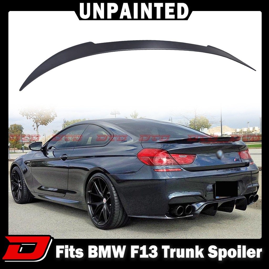 *在庫有即発送* 2011-2018 BMW 6シリーズ F13 クーペ エアロ 未塗装の素地 リアスポイラー トランクスポイラー V TYPE ABSの材質拍卖
