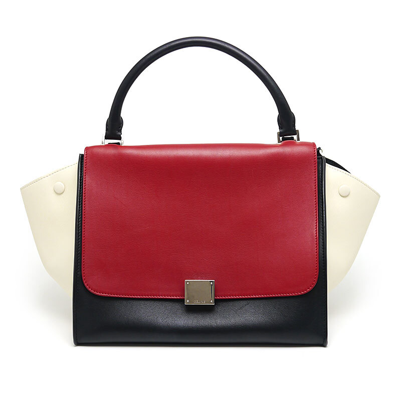 セリーヌ CELINE トラペーズミディアム 2WAYハンドバッグ 169543QTF レザー ストラップ付拍卖