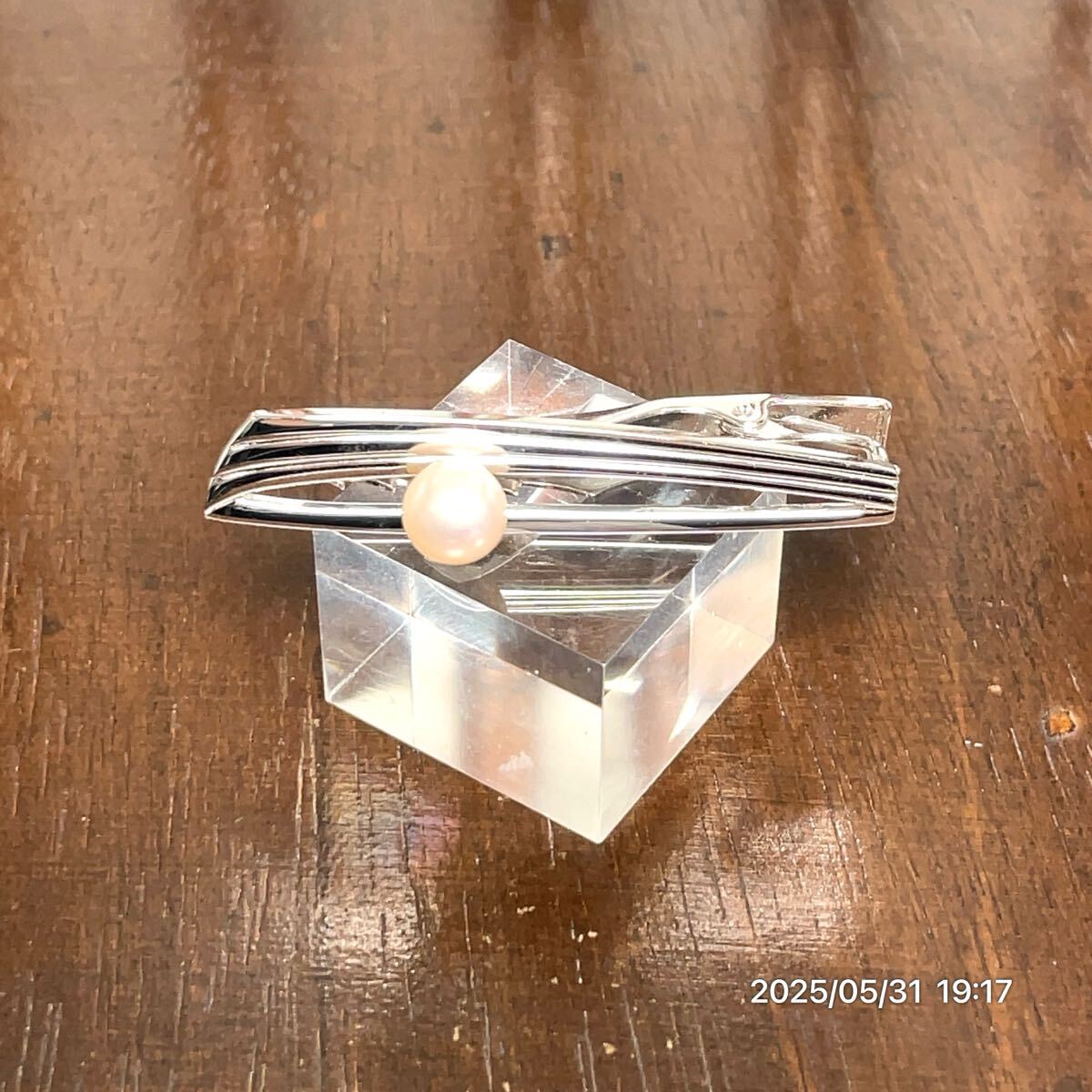 SILVER シルバー MIKIMOTO ミキモト 一粒 パール 真珠 ネクタイピン アクセサリー 装飾品 ファッション 小物拍卖