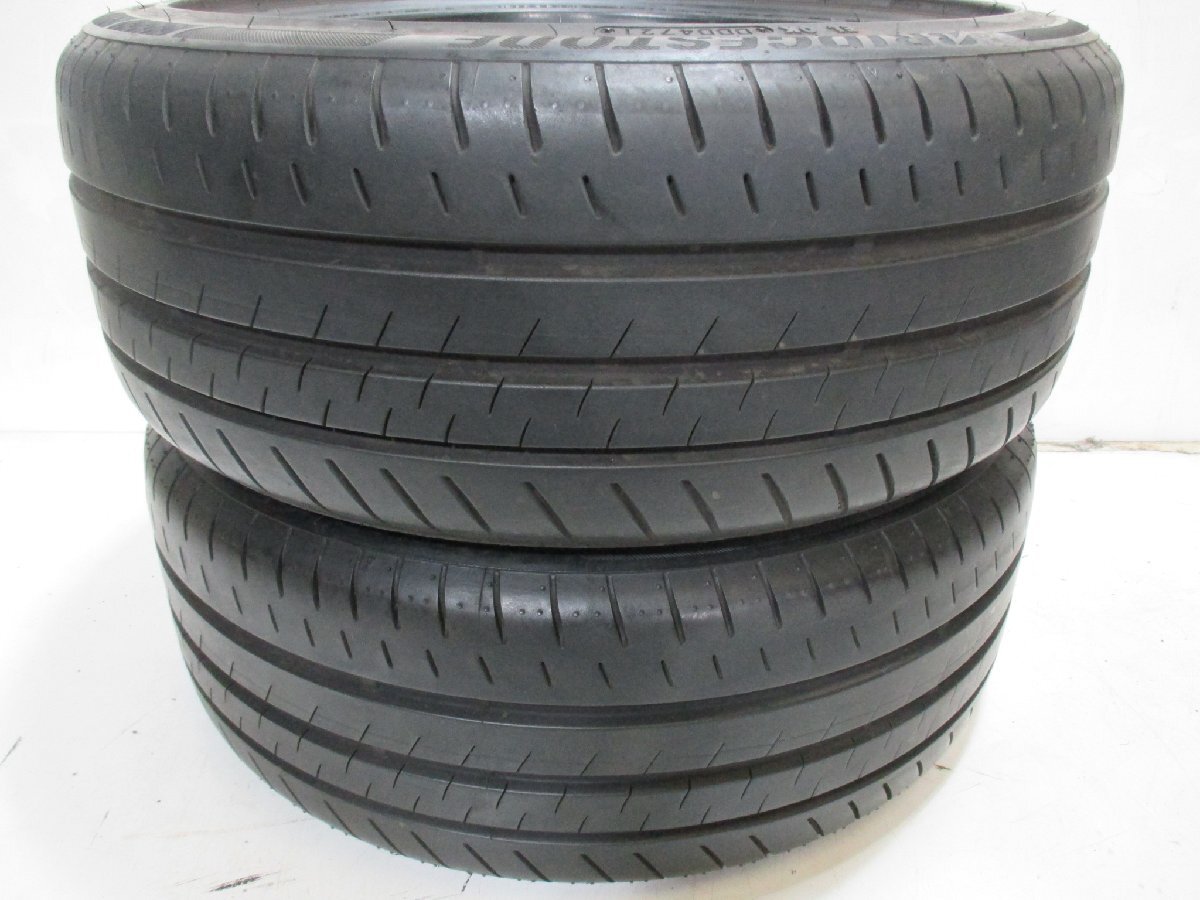 215/45R17 87W (2本) K17-3158 深溝 中古タイヤ BS TURANZA T002拍卖