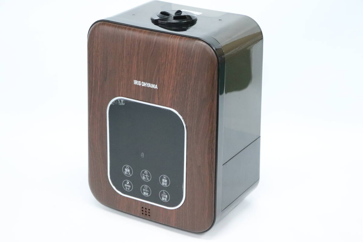 アイリスオーヤマ 加湿器 加湿量 350ml タンク容量 4.5L PH-UH35-MD 木目ブラウン_Y221K47721_現状品拍卖