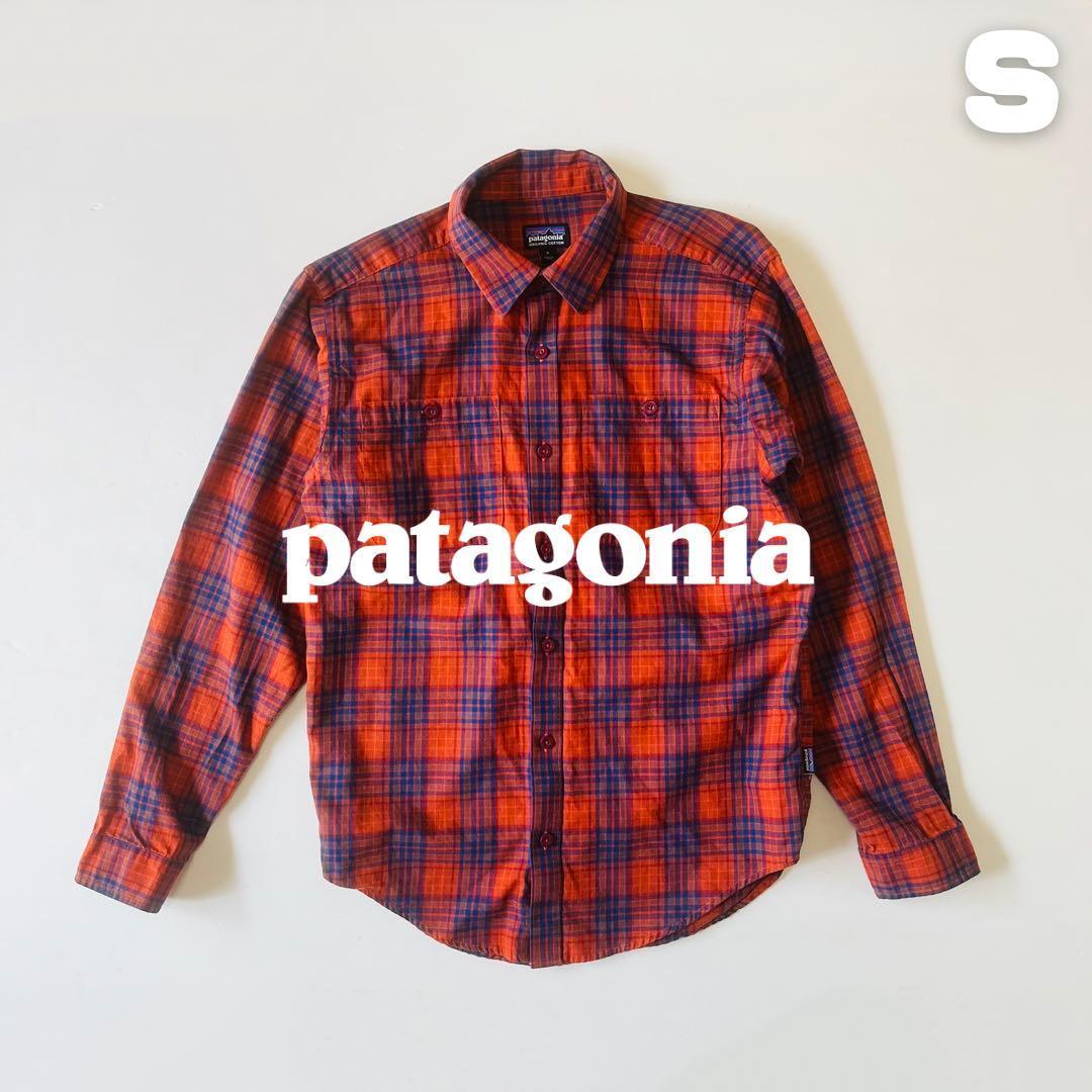 Patagonia 2017年製 L/Sライトフランネルシャツ Sサイズ パタゴニア 長袖チェックシャツ拍卖