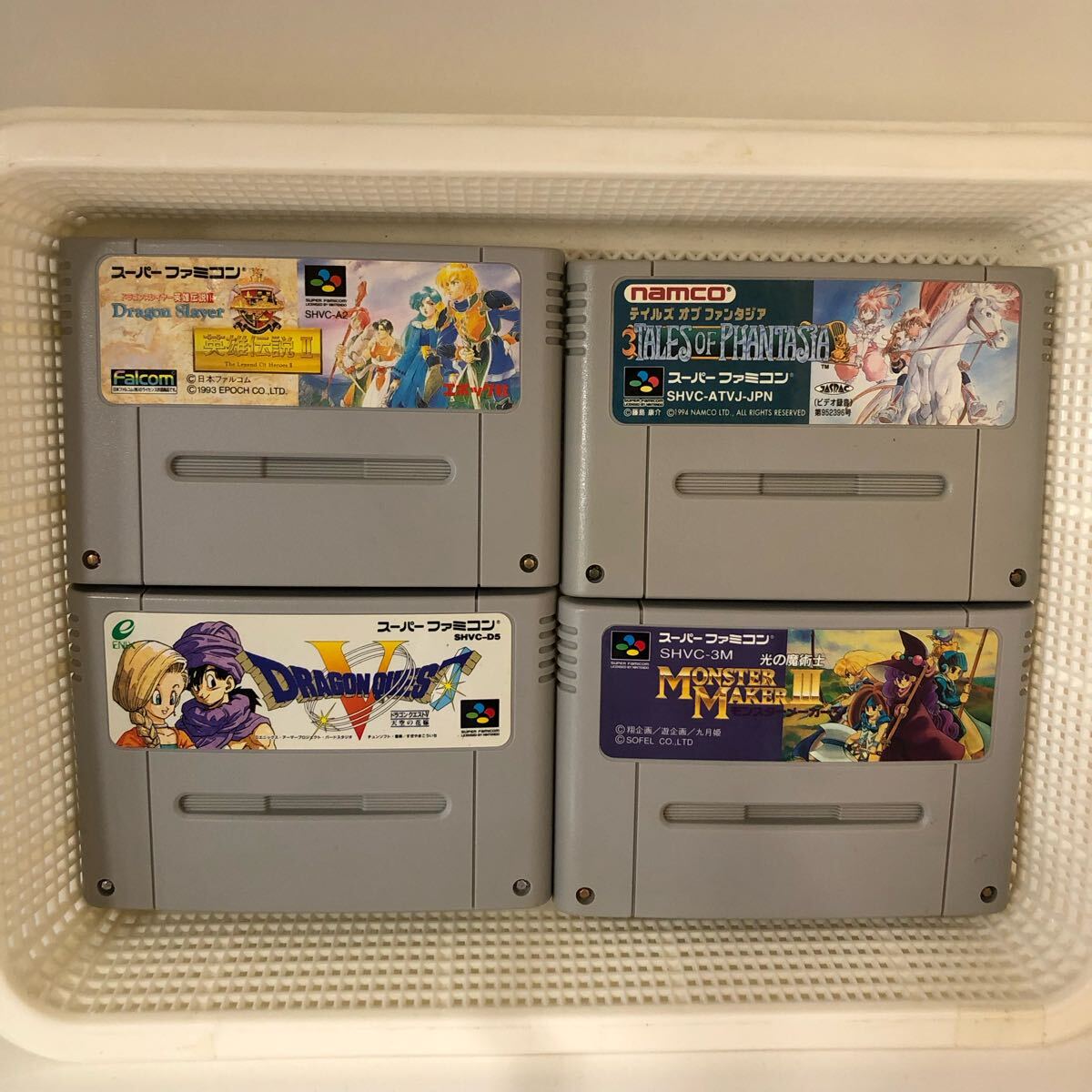 SFC 英雄伝説Ⅱ ドラゴンクエストV など拍卖