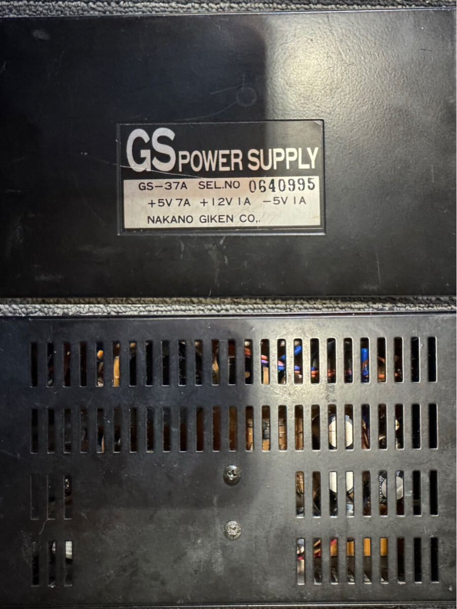 本体のみ通電動作確認済電源ランプ未点灯 GS POWER SUPPLY GS-37A拍卖