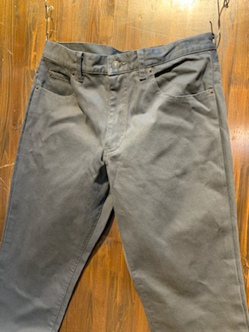 K305 メンズ パンツ SHIPS シップス グレー 灰 ストレート 無地 シンプル / W32 全国レターパック配送拍卖