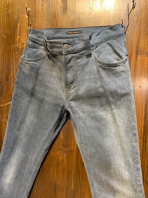 K117TC メンズ パンツ nudie jeans ヌーディージーンズ デニム ジーンズ スリム スキニー グレー / W31 レターパック配送拍卖