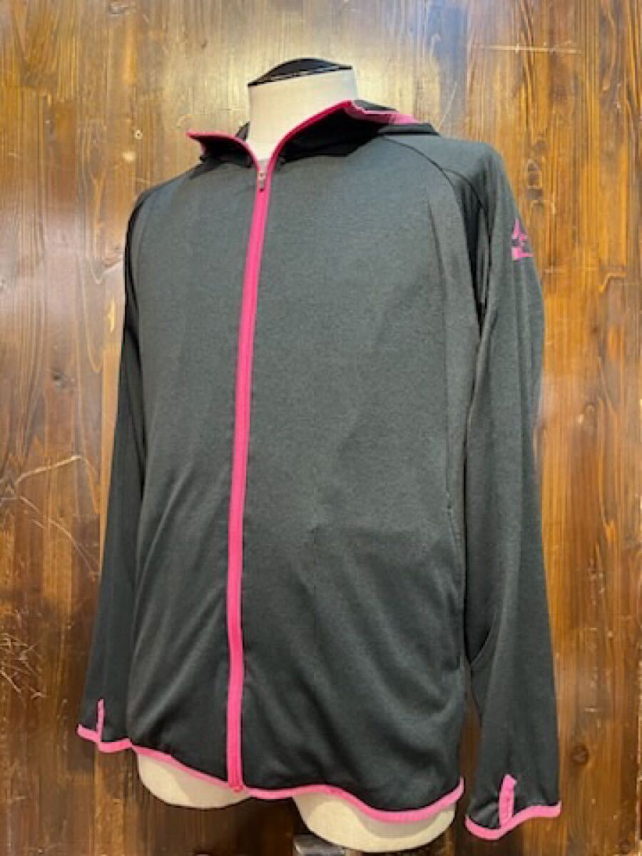 L457 メンズ ジャージ NIKE ナイキ ブラック 薄手 ロゴ プリント パーカー フーディー スポーツ アメカジ カジュアル 古着 / M (6)拍卖