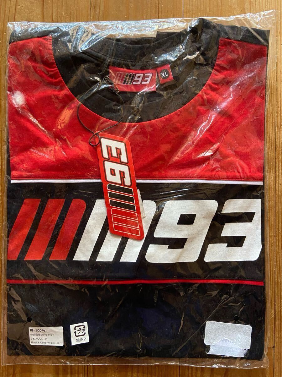 マルク・マルケス 93 モトGP 公式 Tシャツ サイズXL 未開封 おまけ付 管理№2拍卖