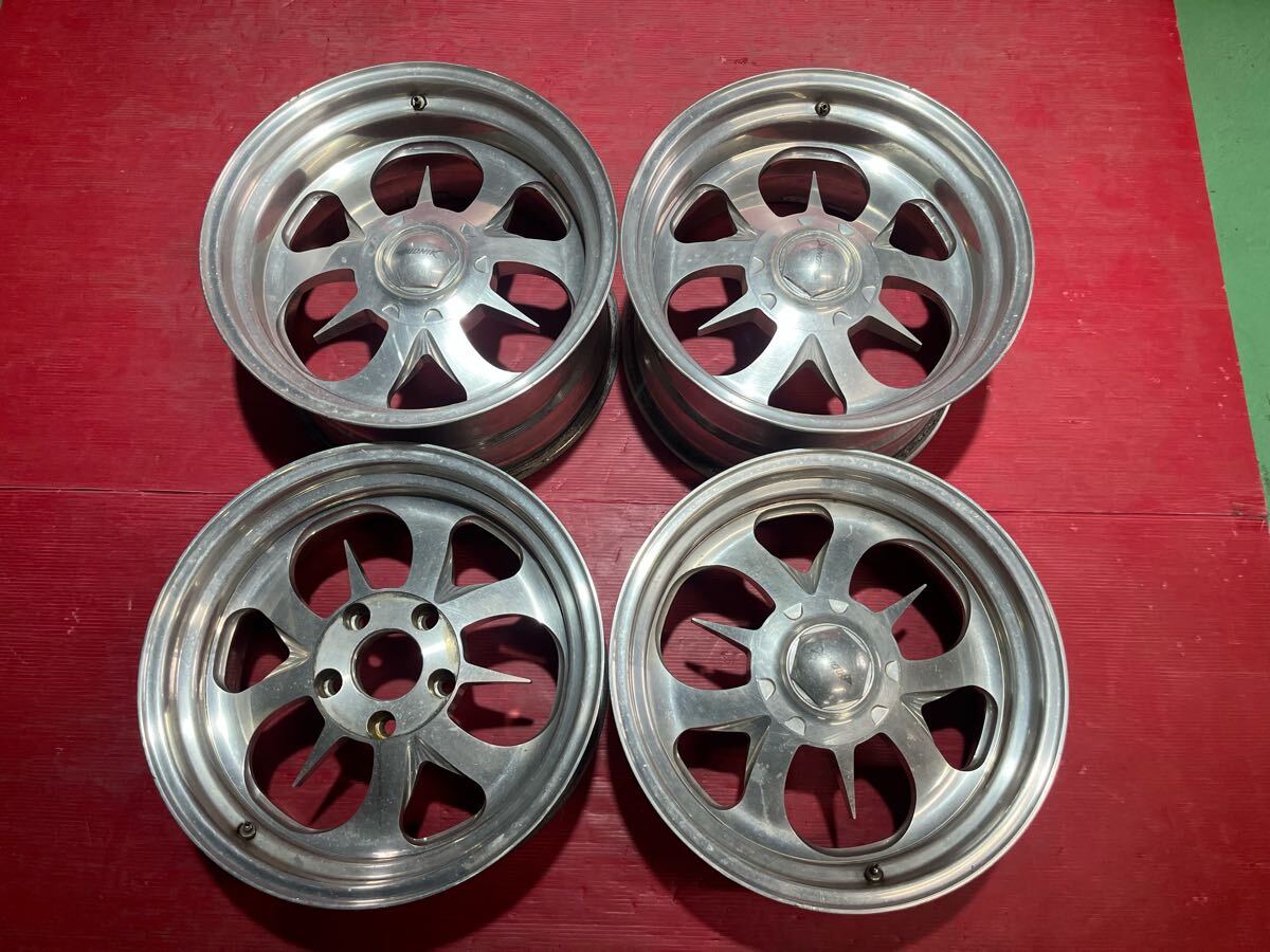 BUDNIK バドニック 17インチ 8j+10 9.5j+10 PCD127 5穴 ハブ径77mm 4本セット 傷あり拍卖