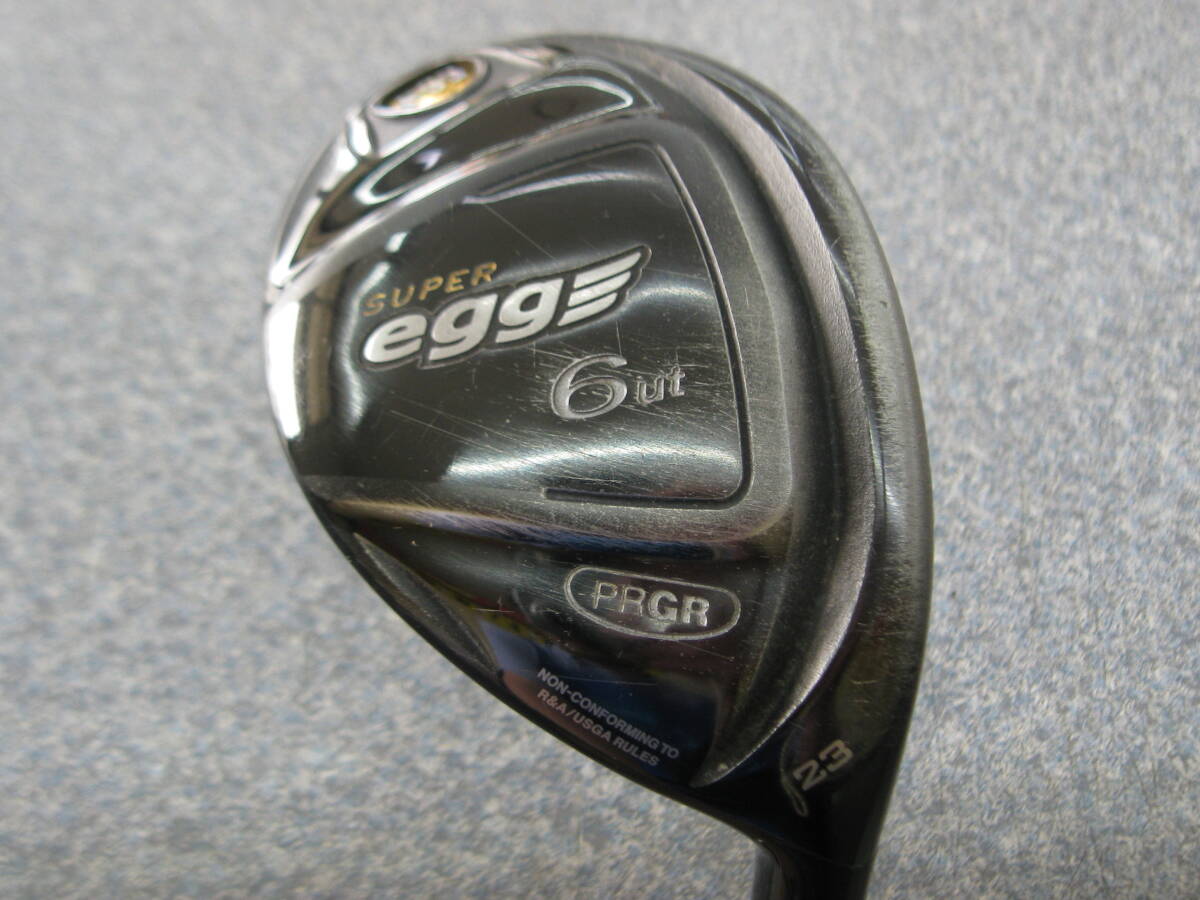 @中古処分 プロギア 2017年 SUPER egg スーパー 金 エッグ 高反発 6ut 純正カーボン(M37:R)拍卖
