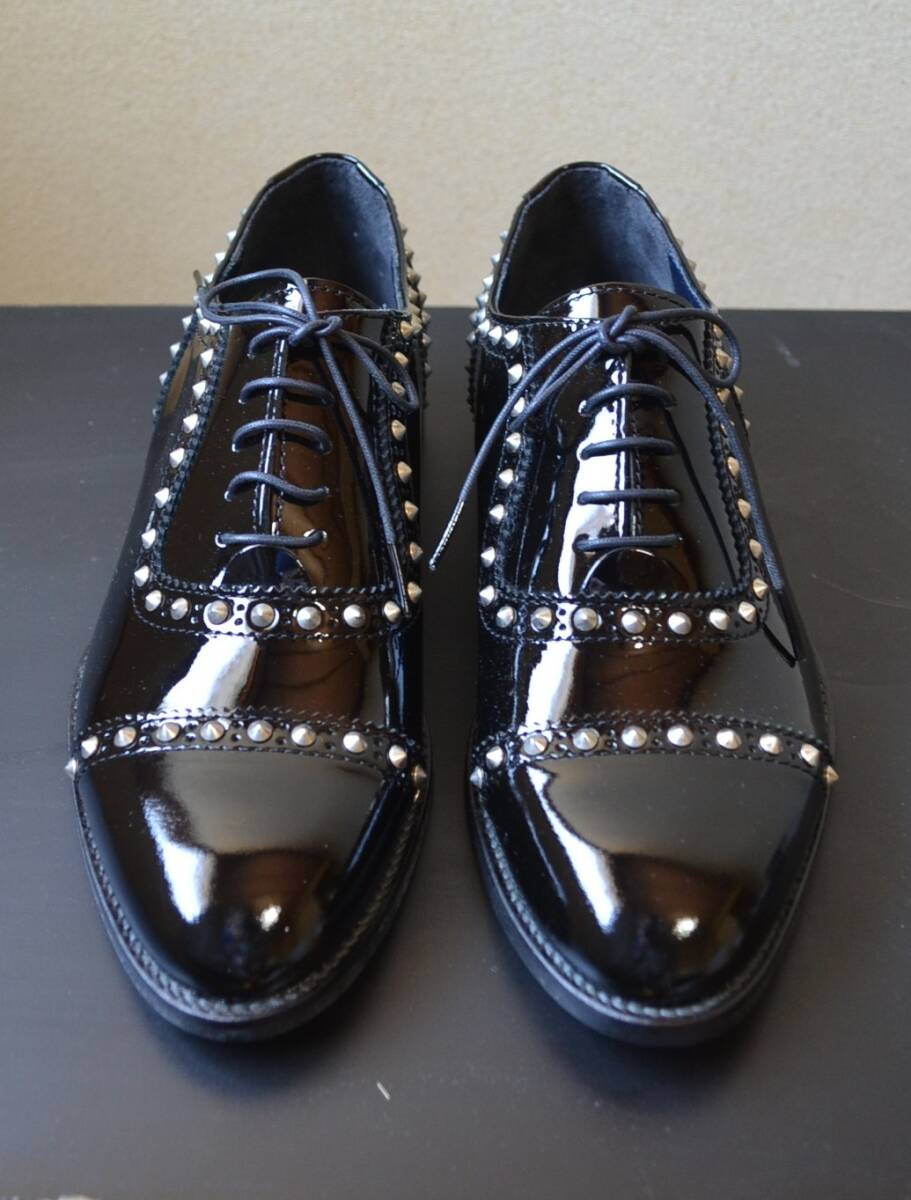 未使用 JUNYA WATANABE COMME des GARCONS ジュンヤワタナベコムデギャルソン パテント靴 Sサイズ拍卖