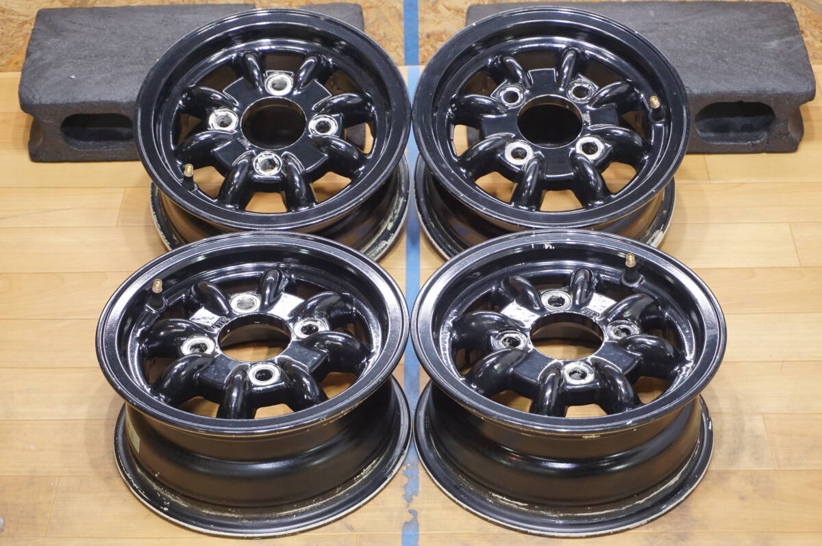 K0702【希少】ローバーミニ純正? 8スポーク ☆ PCD101.65 4.5J+24 10インチ拍卖