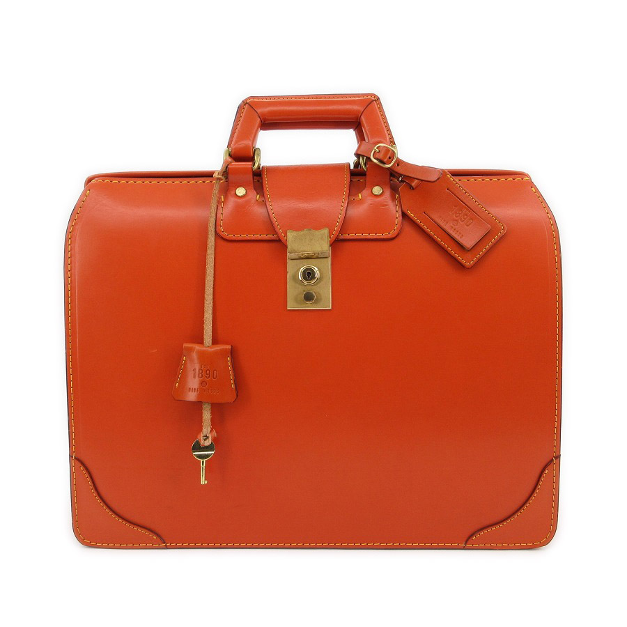 送料無料 超美品 ファイブウッズ FIVE WOODS ダレスバッグ ドクターズバッグ トラッド TRAD レザー メンズ拍卖