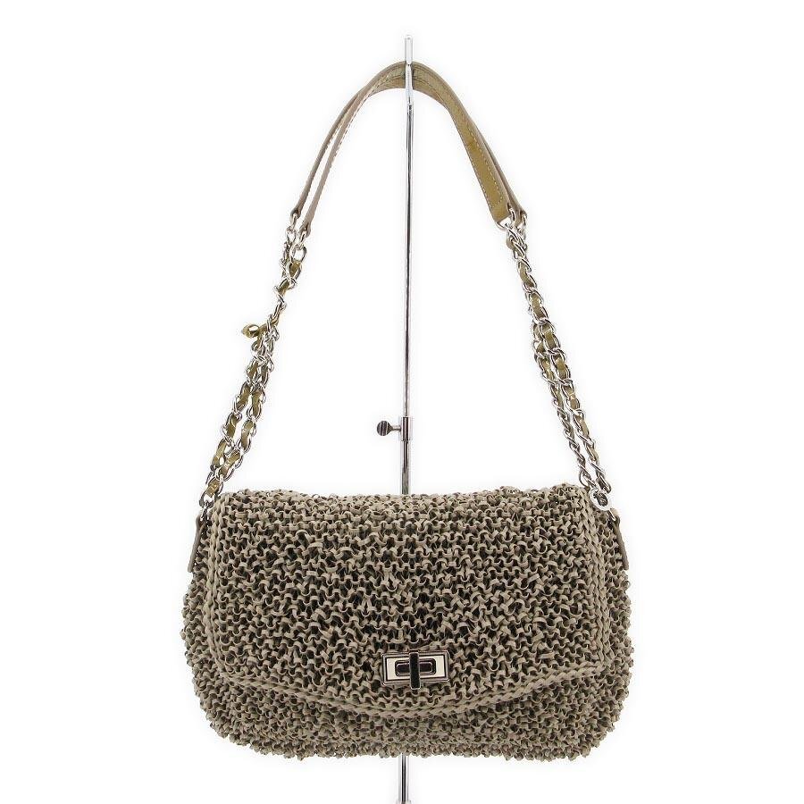 送料無料 超美品 アンテプリマ ANTEPRIMA ワイヤーバック ハンドバッグ ルケット セミシャイニー レディース拍卖