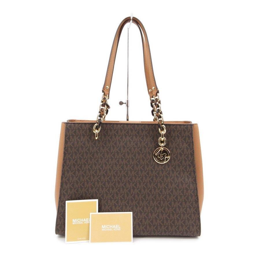 送料無料 超美品 マイケルコース MICHAEL KORS トートバッグ ハンドバッグ 鞄 トリーシャ TRISHA レディース拍卖