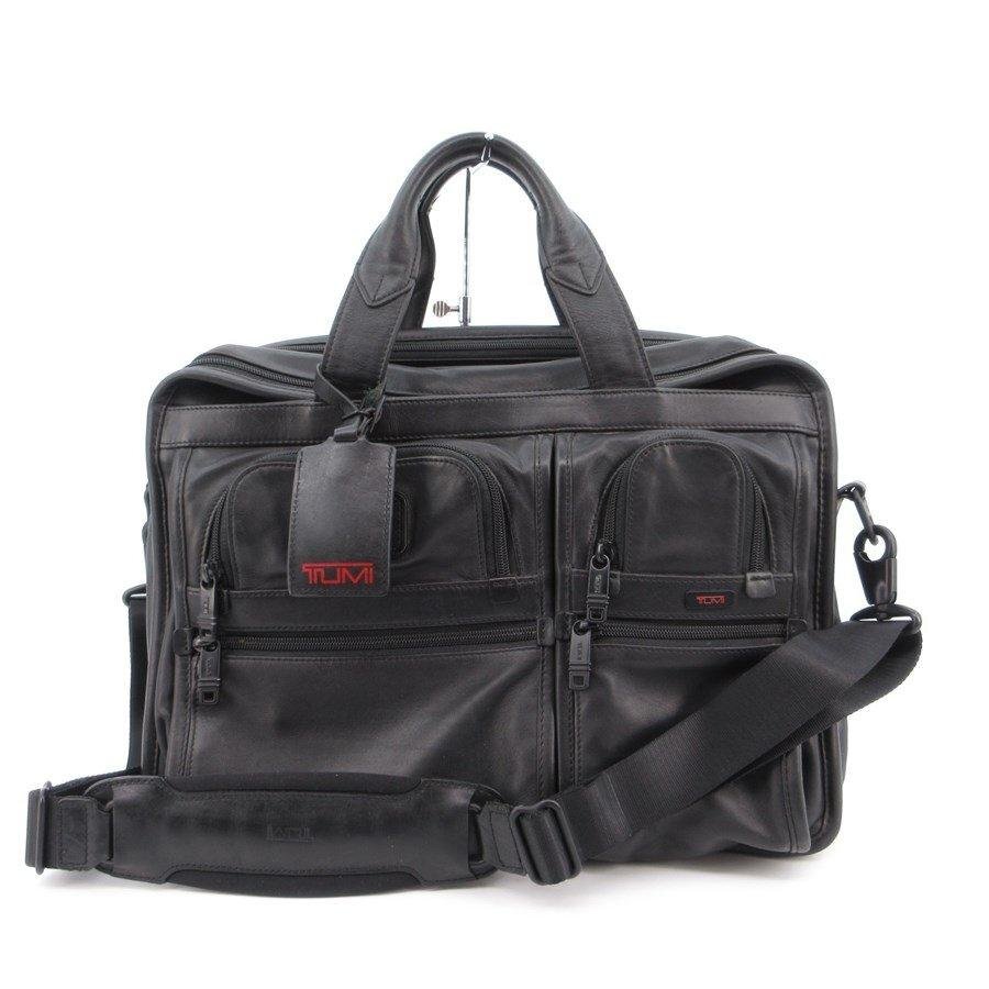 送料無料 トゥミ TUMI ビジネスバッグ ブリーフケース エクスパンダブル オーガナイザー レザー ブラック メンズ拍卖