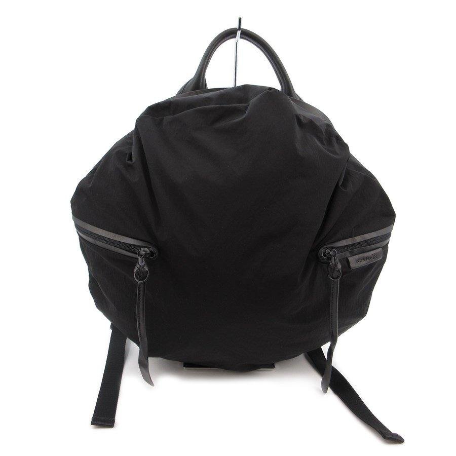 送料無料 美品 コートエシエル ワイズ cote & ciel Y's リュック バッグ Moselle Echo 黒 レディース拍卖