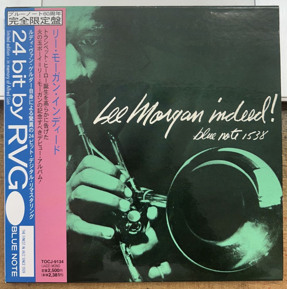 リー・モーガン/インディード 【中古CD】 紙ジャケット サンプル盤 LEE MORGAN BLUE NOTE TOCJ-9134拍卖