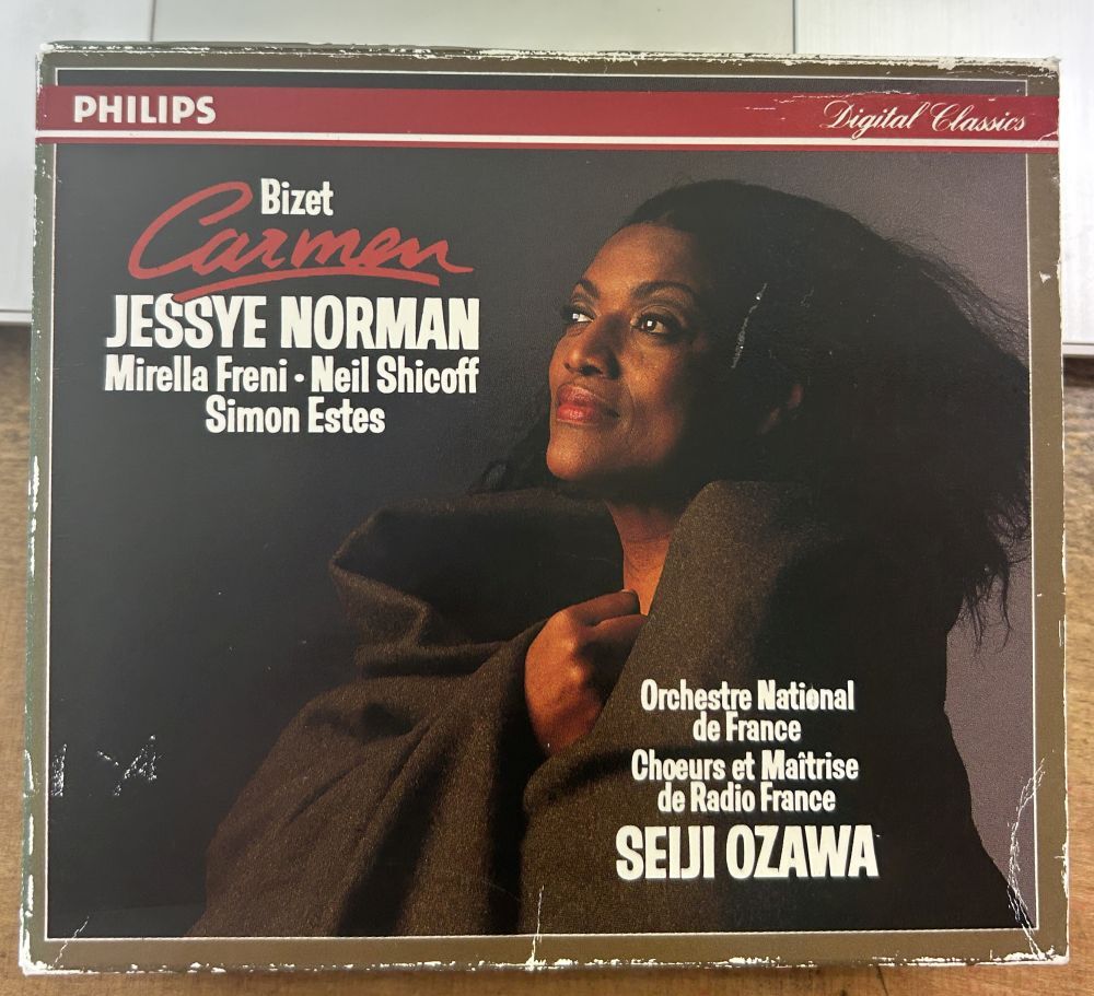 ビゼー:歌劇「カルメン」 小澤征爾 【中古CD】 3枚組 BIZET CARMEN ジェシー・ノーマン フィリップス PHCP-20038/40拍卖