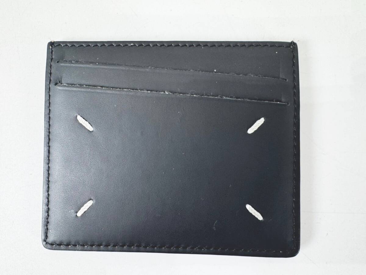 美品 メゾン マルジェラ Maison Margiela カードケース メンズ ブランド 4ステッチ レザー ブラック ブラウン カードホルダー拍卖