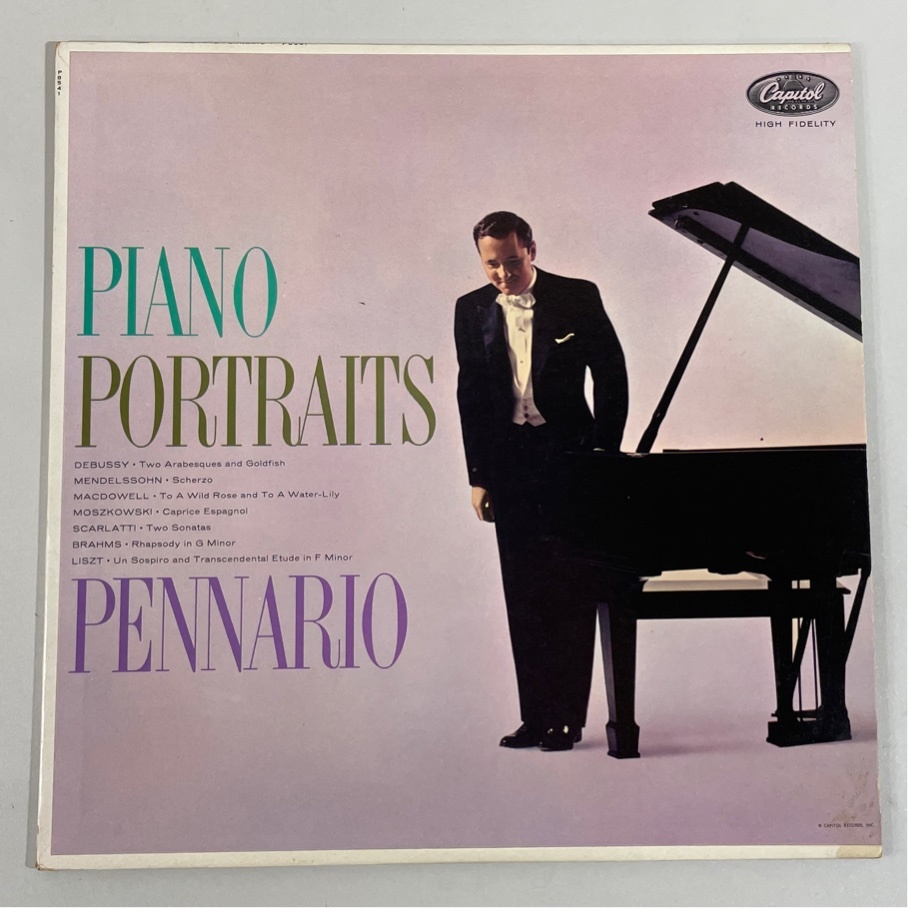P 8541 レナード・ペナリオ LEONARD PENNARIO PIANO PORTRAITS 洗浄済 LP拍卖