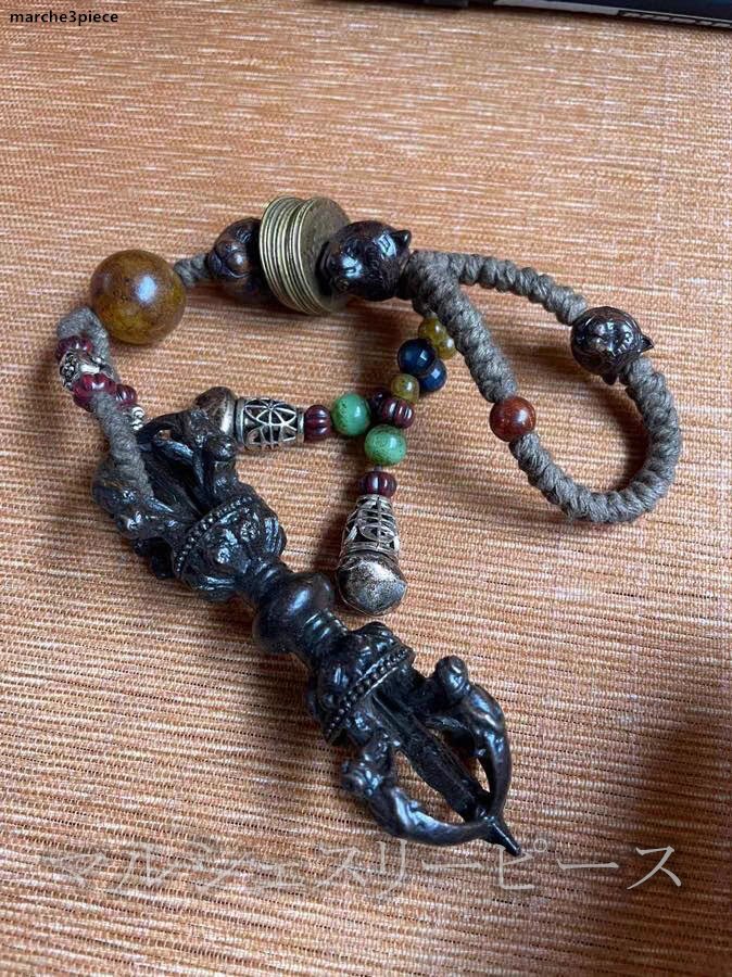 密教法具 銭鈴 五鈷金剛杵(ごこしょう)セット 収蔵品拍卖