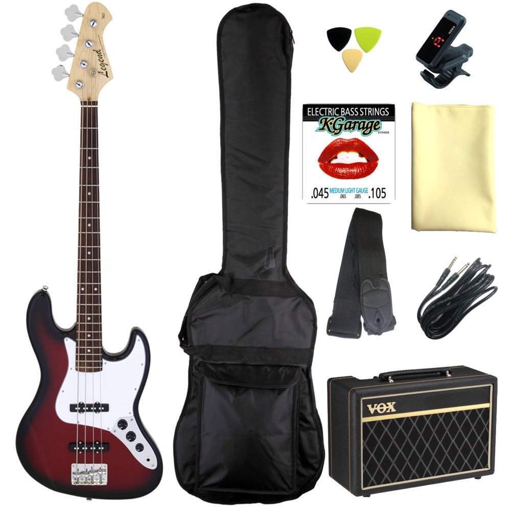 即決◆新品◆送料無料Legend LJB-Z RBS(Red Black Sunburst) 定番9点セット/VOXアンプ拍卖