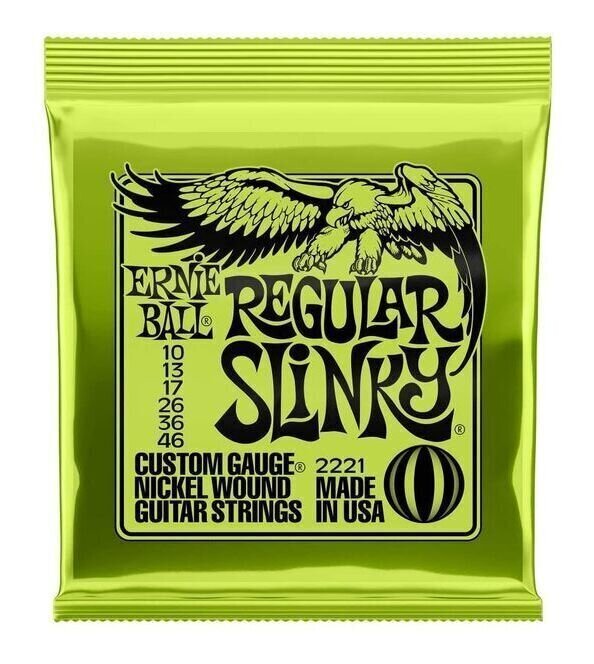即決◆新品◆送料無料ERNIE BALL 2221×1(REGULARSLINKY10-46/メール便拍卖