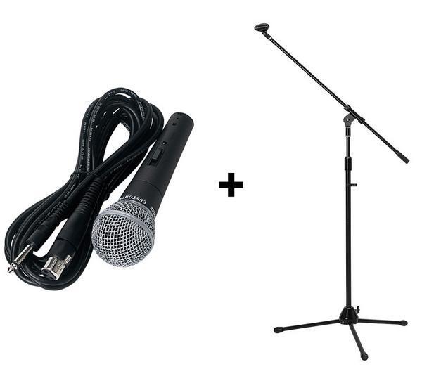 即決◆新品◆送料無料CUSTOM TRY CM-2000 + KC MBCS/BK マイク+ケーブル+ブームスタンド3点セット CM2000拍卖