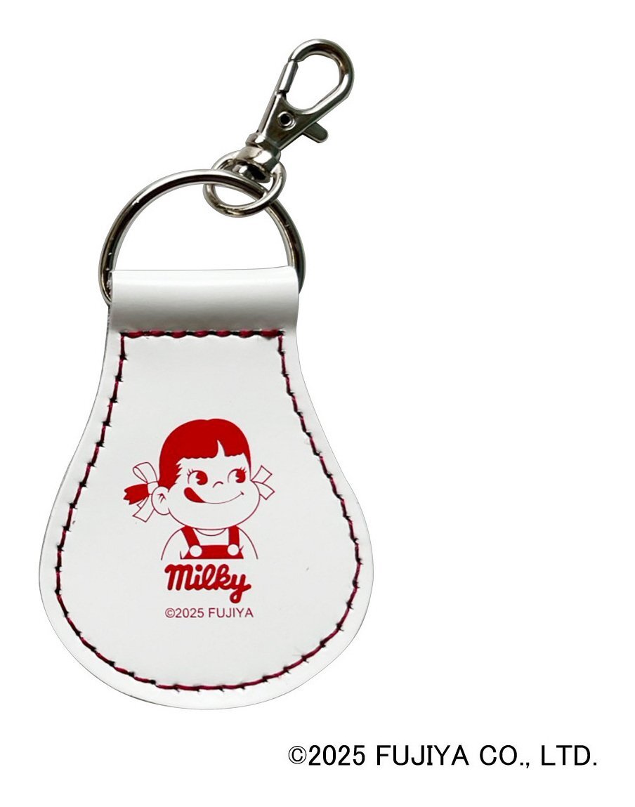 即決◆新品◆送料無料Live Line LPL-1 ペコちゃん 不二家 ミルキー ギター ピック 1枚収納 キーホルダー/メール便拍卖