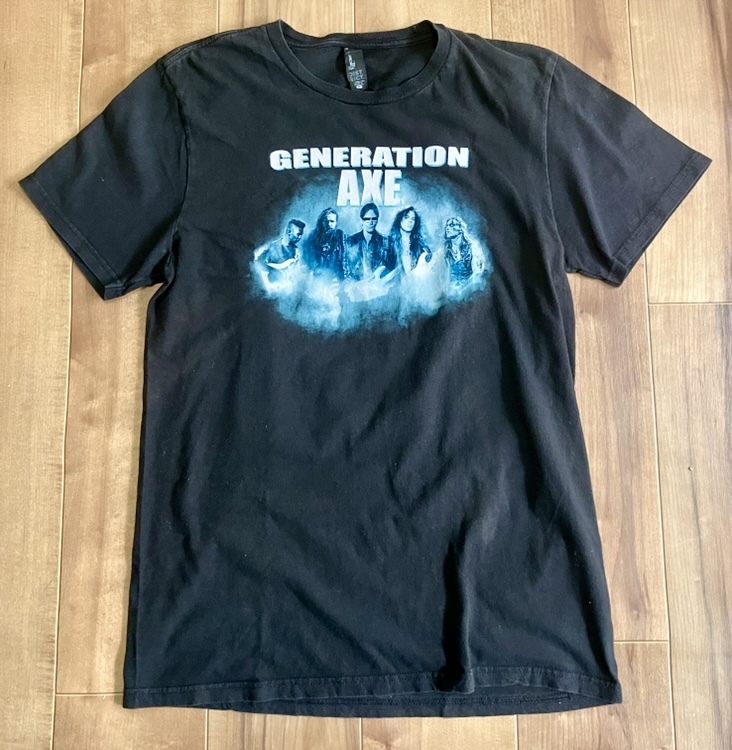 ビンテージGENERATION AXE2016ツアーTシャツ イングヴェイ ザックワイルド拍卖