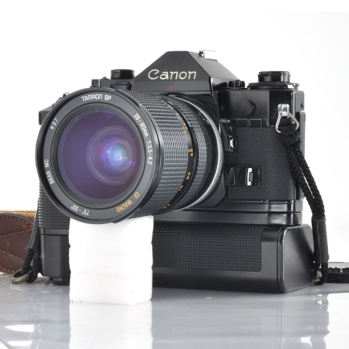 激安はじめました!9,999円スタート【キヤノン】Canon A-1 フィルム一眼レフカメラ + TAMRON 28-80mm レンズ モータードライブ #J323拍卖