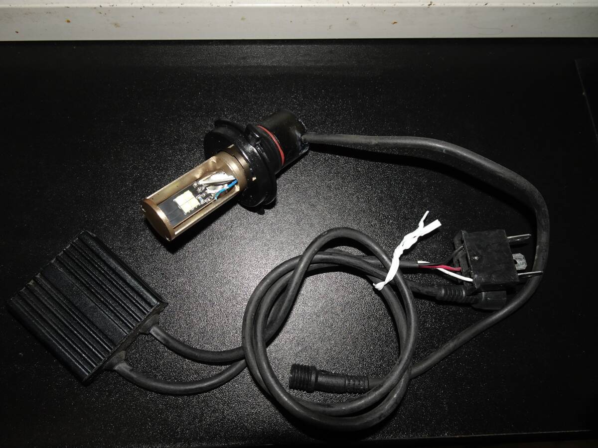 【ジャンク部品】バイク用LED (H4用) パーツ(バラスト、バルブ)拍卖