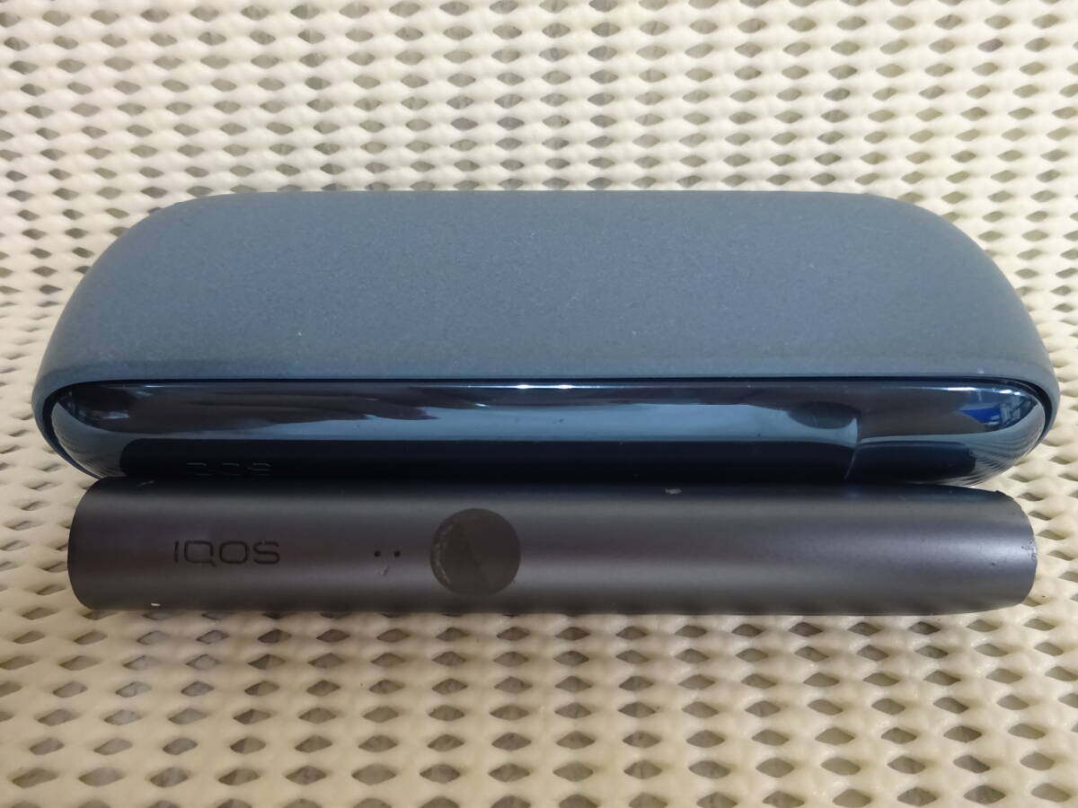 (M-368)IQOS ILUMA アイコス イルマ アズールブルー 型番M0001・C1402 加熱式 電子タバコ 通電確認済み 中古拍卖