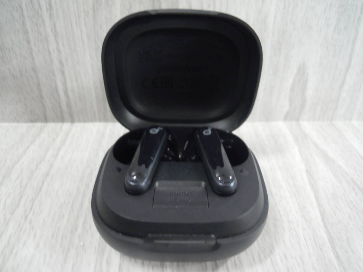 (M-347) SoundCore P40i ワイヤレスイヤホン ブラック ブルートゥースイヤホン Bluetooth 動作確認済み 中古拍卖