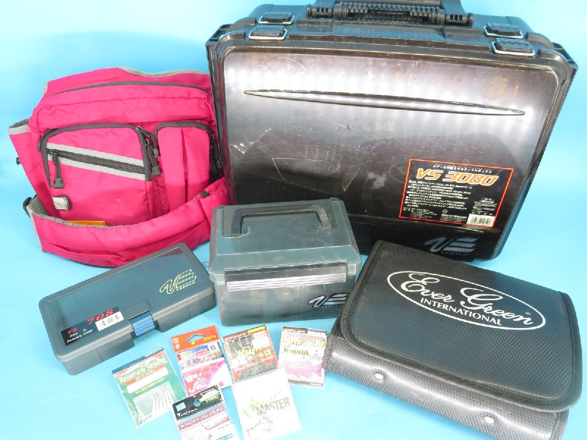 メイホー タックルボックス VS3080 708 ルアー ケース ジークラック ウェストバッグ ワーム まとめて 現状品 梱包方法B(中 TS10拍卖