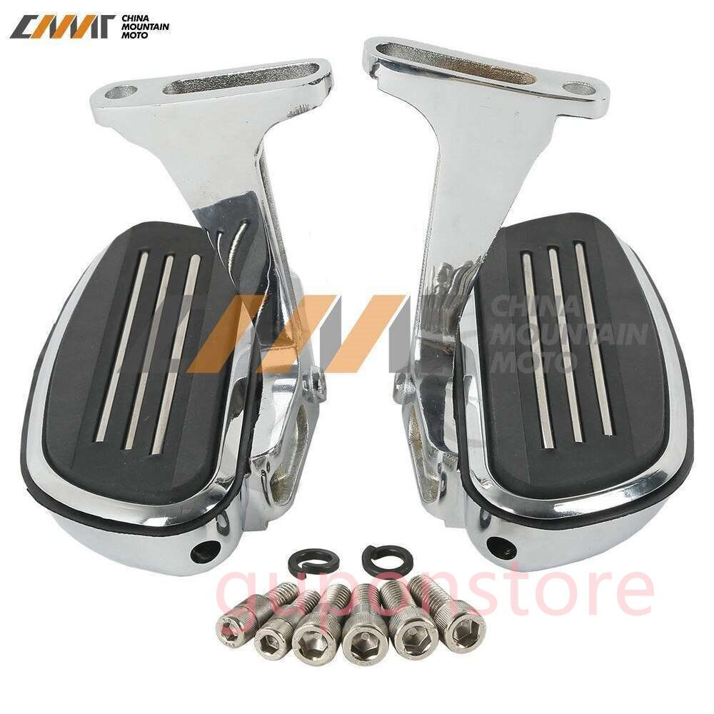 パッセンジャー フロアボード ブラケットセット クローム ハーレー ツーリング 1993-2018対応A1051拍卖