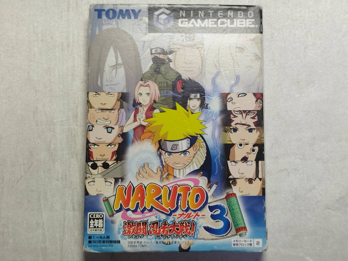 中古品 ゲームキューブソフト ナルト激闘忍者大戦!3拍卖