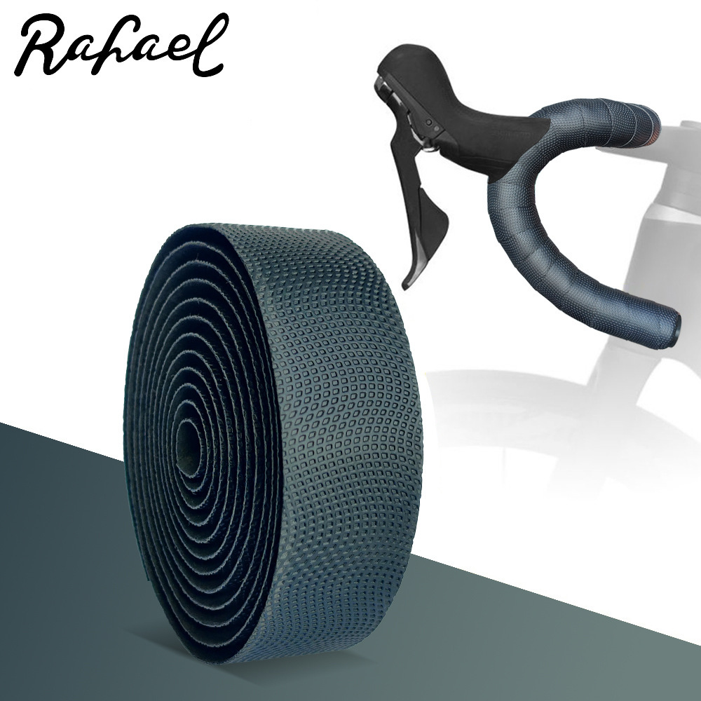 Rafael 滑り防止バーテープ 1ペア ロードバイクハンドルテープ エンドキャップ付 送料無料拍卖