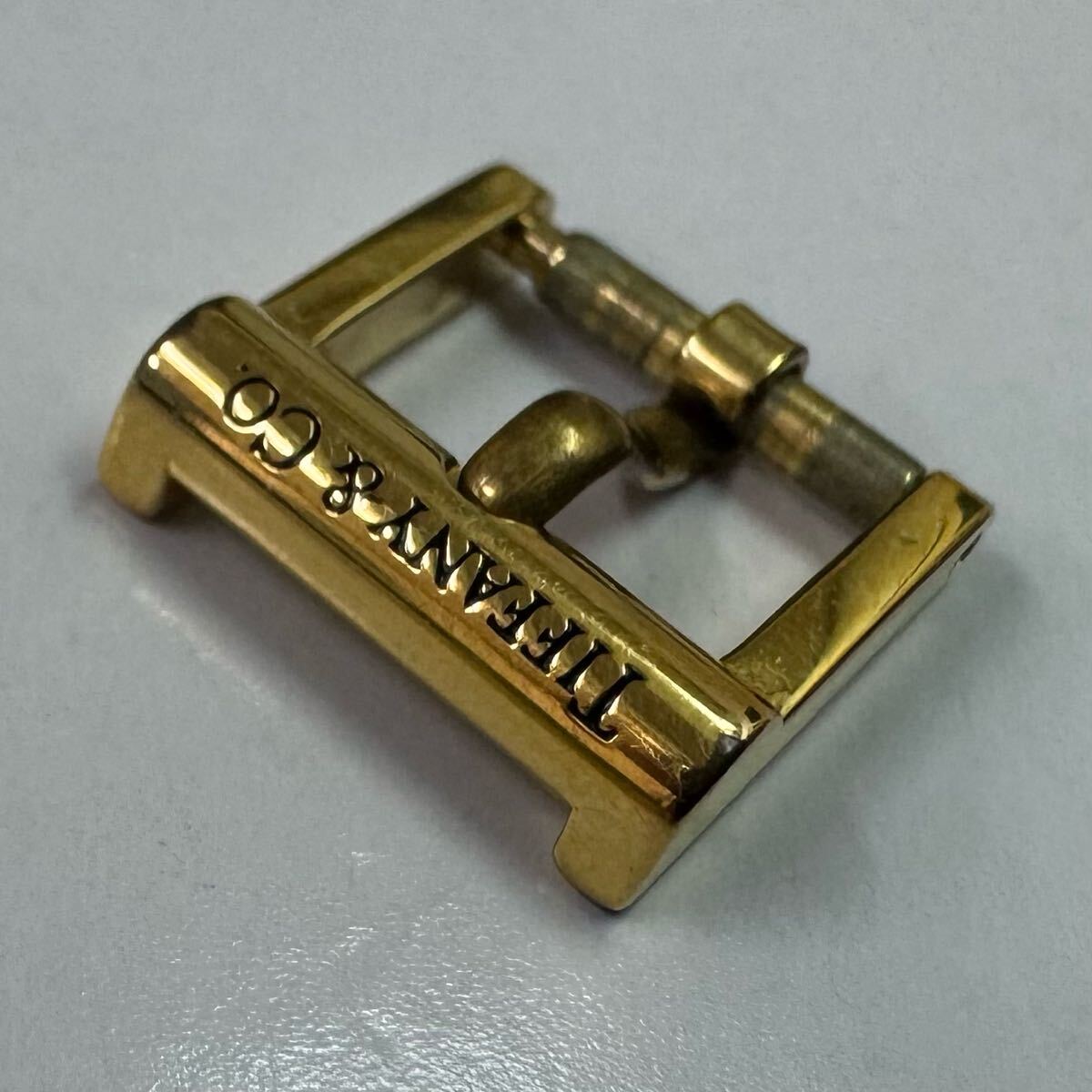 ティファニー 純正尾錠 10mm Tiffany 金色 GOLD buckle 腕時計 時計用 136-6拍卖