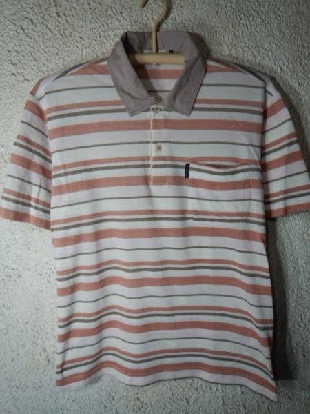 to7676 element of SIMPLE LIFE シンプル ライフ 半袖 ボーダー デザイン ポロシャツ 人気 送料格安拍卖